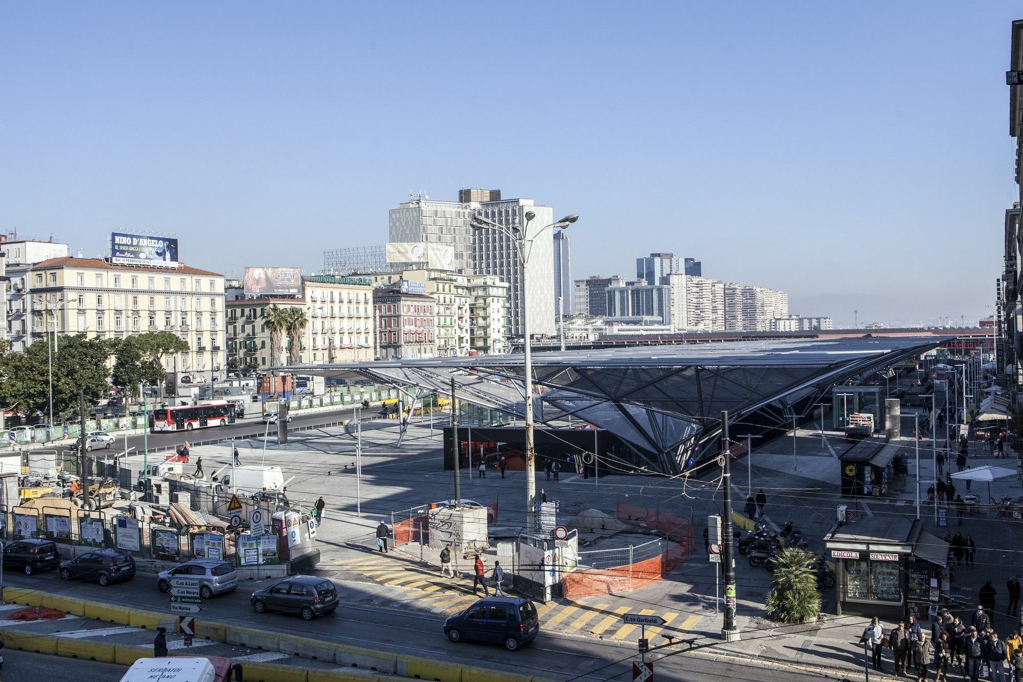 Napoli Garibaldi Square Panzió Kültér fotó